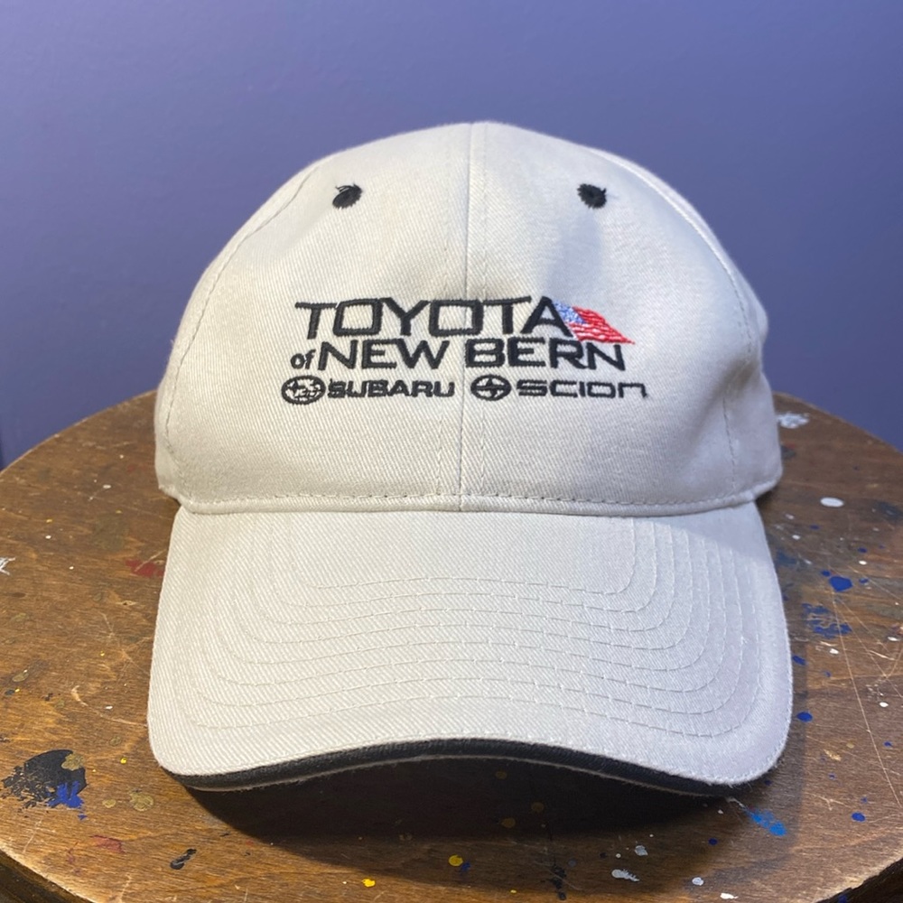 Toyota New Bern Subaru Scion dealership hat adjustable back strap 6 full panel